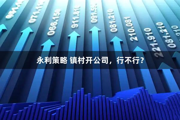 永利策略 镇村开公司，行不行？